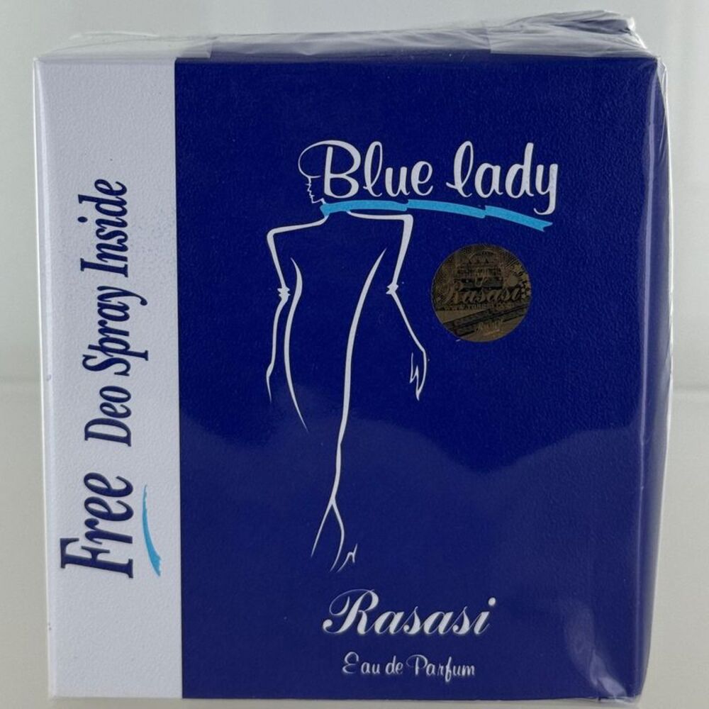 Rasasi Blue Lady for Women Set (1.3 EDP Spr+1.7 Deodorant Spr) - New Damaged Box